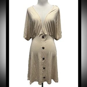 ASOS Design Flutter Sleeve Mini Tea Dress